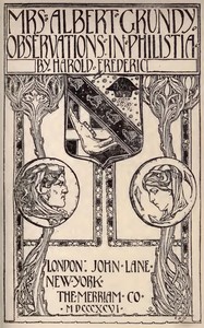 Cover of Mrs Albert Grundy—Observations in Philistia — Themes and Context