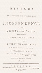 Cover of The history of the rise, progres...