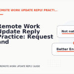Remote Work Update Reply Practice: Request and Reply Examples